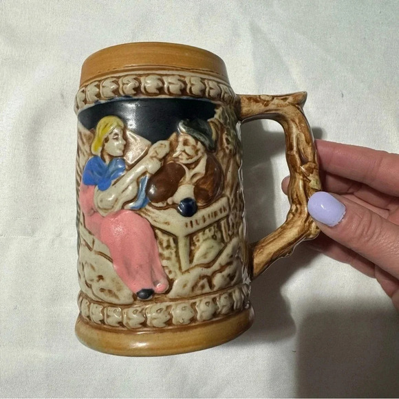2 Ceramic Germain-Inspired Beer Steins Made in Japan - Picture 2 of 16